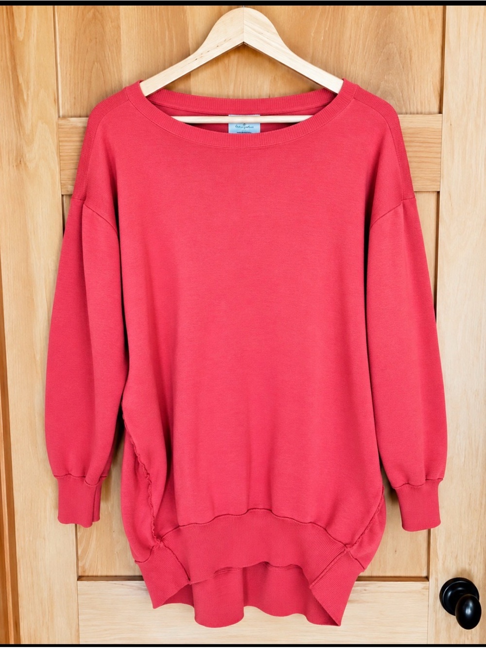 Anthropologie Saturday Sunday Oversized Knit Tunic Clay Colour M